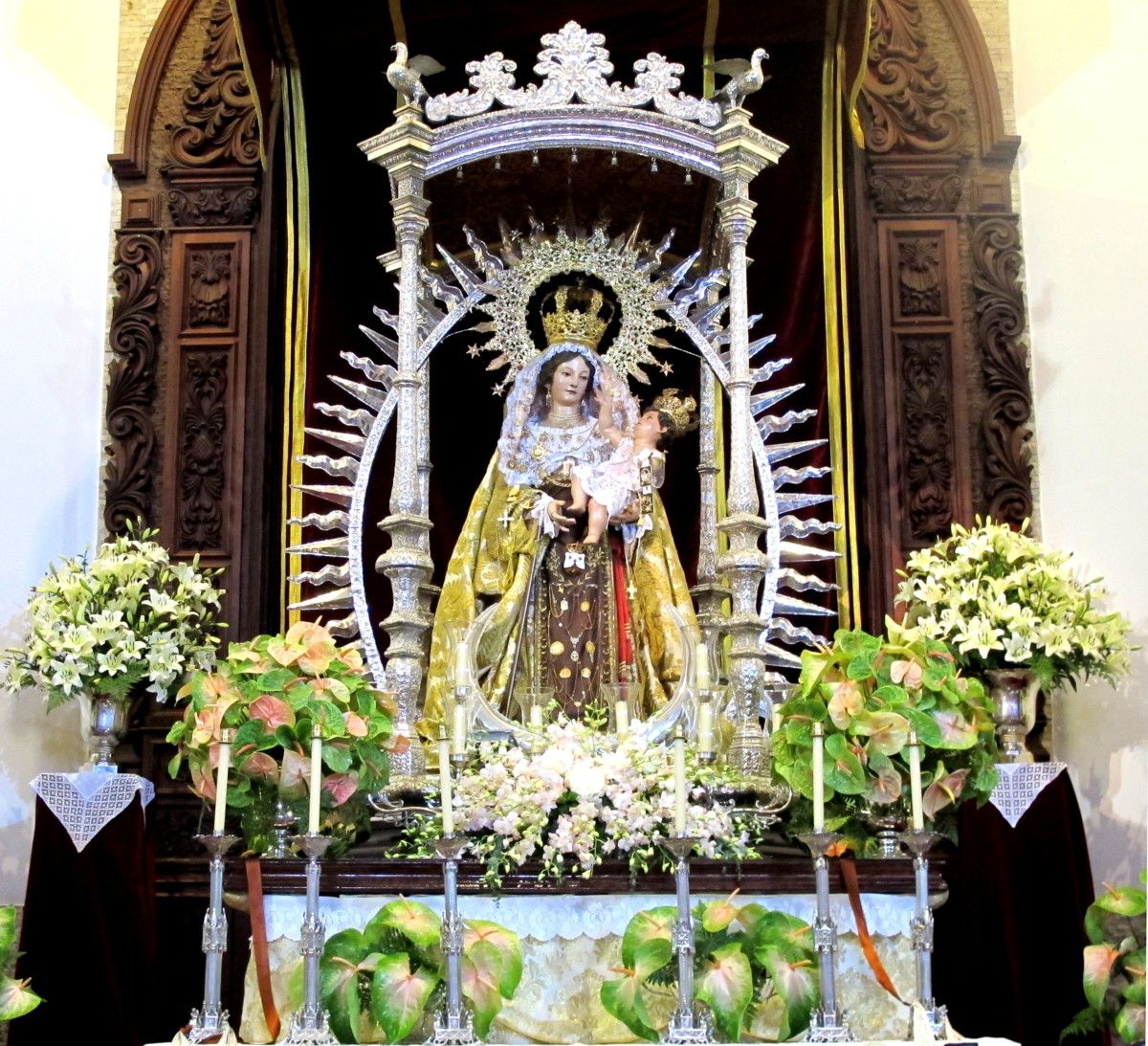200717 recurso nuestra señora del carmen en altar del santuario