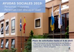 CARTEL Ayudas sociales mayores y personas con discapacidad 2019