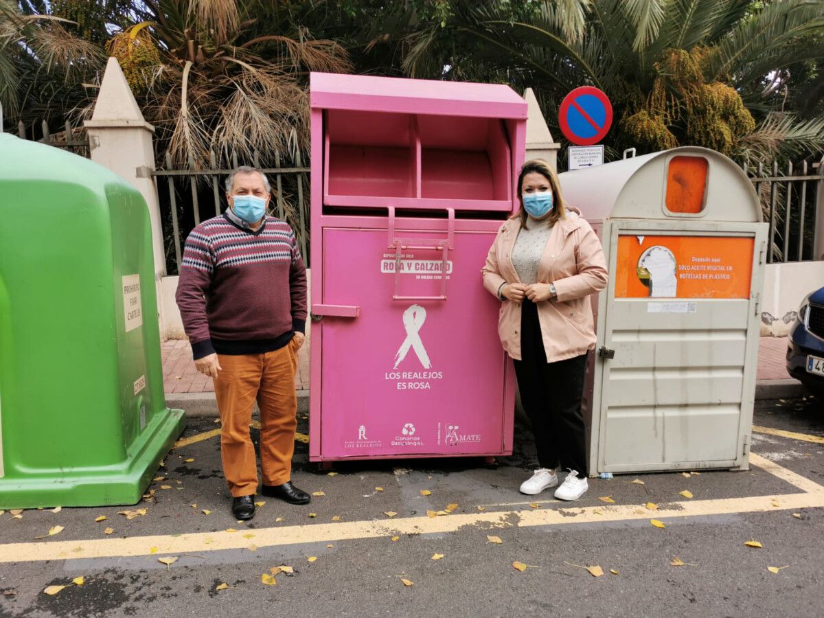  kilos de ropa y calzado en los contenedores de color rosa - Excmo.  Ayuntamiento de Los Realejos